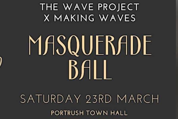 Tickets are on sale now for a fundraising Masquerade Ball in Portrush Town Hall. Credit Wave Project