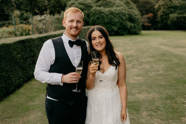 The reception was in Hillsborough Castle followed by dinner in Magnakata tipis in the grounds of Hillsborough Castle and Gardens