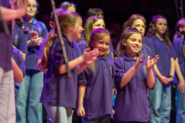 Lisburn Children's Choir delighted the audience at their concert at the Ulster Hall