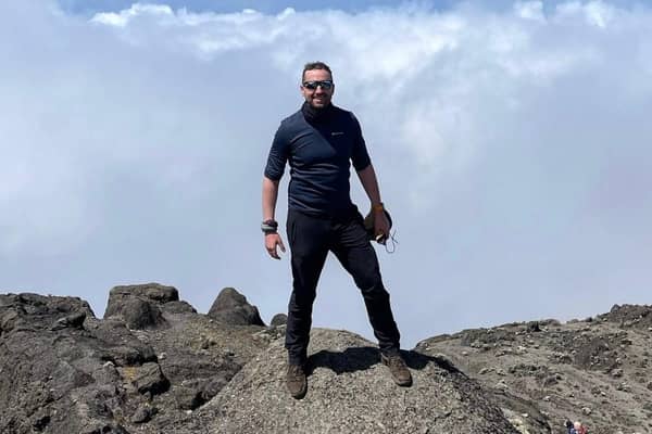 Portrush-born Marcus Christie has successfully conquered Mount Kilimanjaro, raising vital funds for Air Ambulance NI, totalling over £8,000. CREDIT AANI