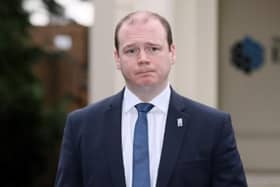 Communities Minister Gordon Lyons says sporting bodies will need to "consider whether or not they are in compliance with the law" on single sex sports. Photo: PressEye