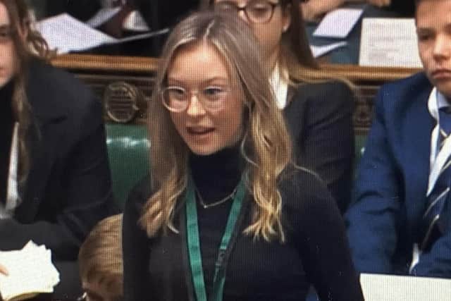 North Antrim member of UK Youth Parliament, Lauren Bond