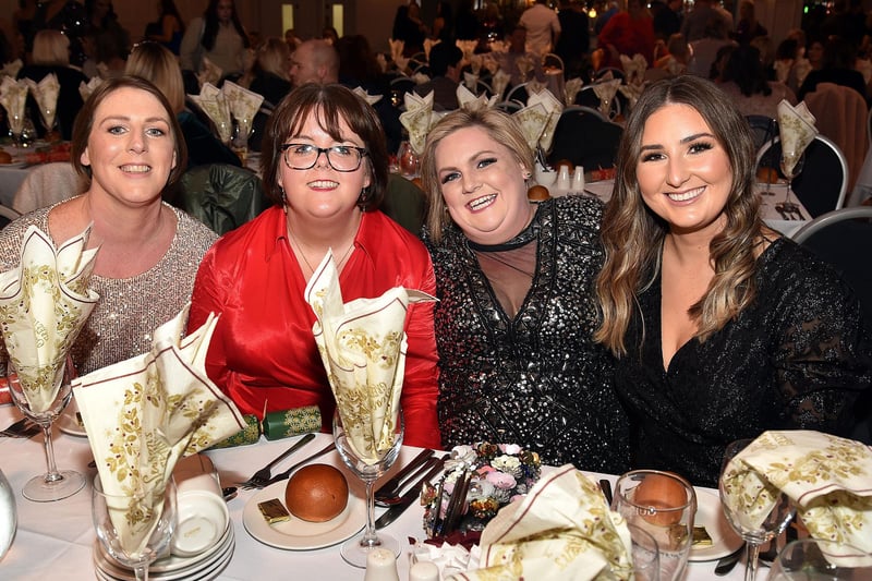 Staff from the Recovery Unit at Craigavon Area Hospital pictured at the Seagoe Hotel Christmas party night on Saturday, December 9. PT51-221.