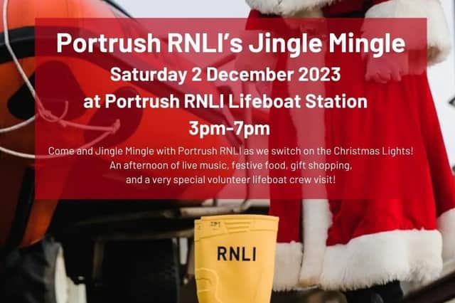 Come along to the Jingle and Mingle to raise funds for Portrush RNLI. Credit Portrush RNLI