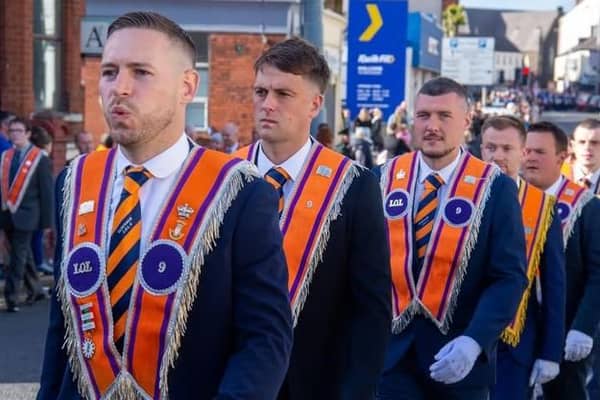 Taking part in the Mini Twelfth parade in Portadown in 2024. Picture: Tony Hendron