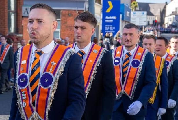 Taking part in the Mini Twelfth parade in Portadown in 2024. Picture: Tony Hendron