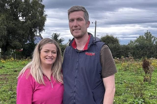 From near Maghera are Leanne and Trevor Hutchinson who are first time farmers. Credit: Submitted