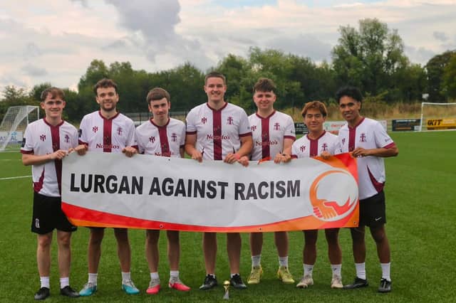 Many teams turned out for the Lurgan Against Racism 5-a-side tournament and fun day.