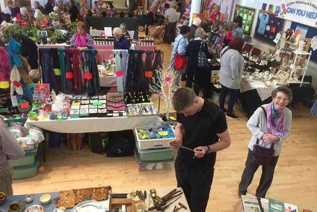 The craft and collectibles fair in 2018; it has been running in Whitehead since 1997.