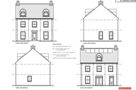 Two detached dwellings with garages are to be built on lands close to Foxwood Hall, Lurgan, in lieu of an apartment block. Credit: ABC planning portal