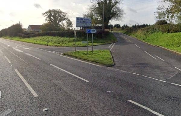 Concerns had been raised about the A26 Road junction in Moira when approval was granted for the park and ride facility. Pic credit: Google