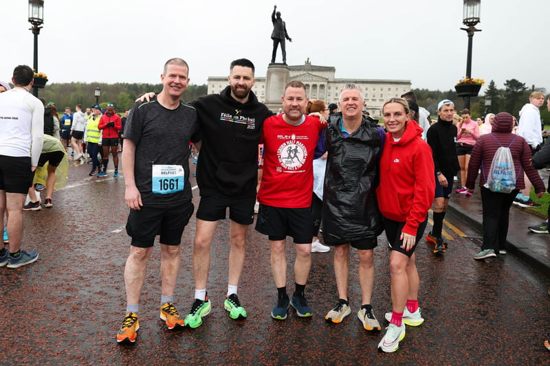 Freedom Runners at the 2023 Mash Direct Belfast City Marathon.