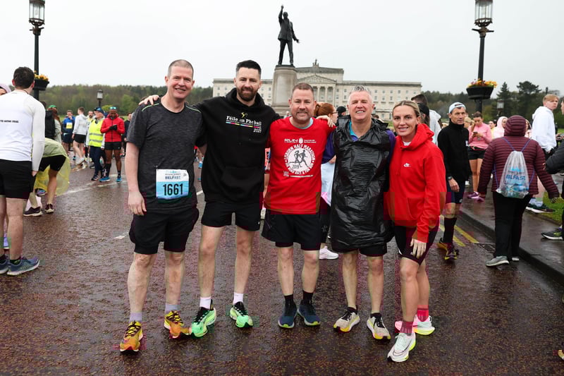 Freedom Runners at the 2023 Mash Direct Belfast City Marathon.