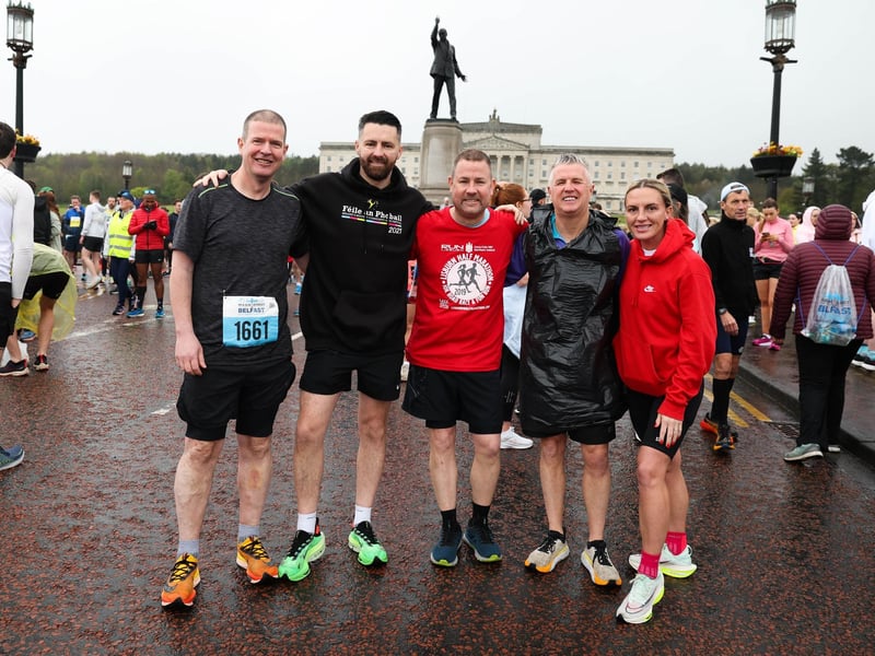 Freedom Runners at the 2023 Mash Direct Belfast City Marathon.