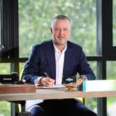 Colm O’Farrell, executive chairman of Portadown-based The Deluxe Group, known for creating experiential interiors in the leisure and hospitality sectors. Picture: William Cherry / Press Eye