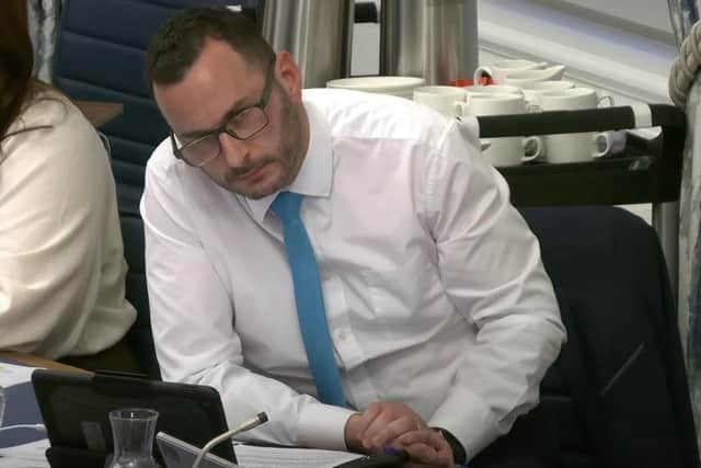 TUV MLA Timothy Gaston.