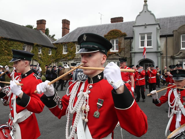 The colour and spectacle of the annual parade and Sham Fight in Scarva on July 13.