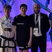 Pictured, from left, are Declan McFerran, Shane McFerran, Gerard Holland, Louise McFerran. Credit: UKTC NI