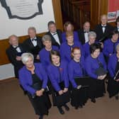 Larne Concert Choir pictured before their performance in the Head of the Town Church Hall which raised funds for Diabetes N.I. and Killyglen Accordion Orchestra back in 2011.