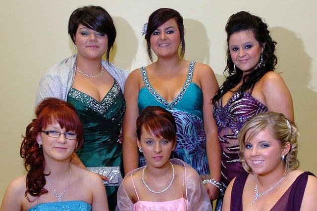 Enjoying the Sperrin College formal in 2010 were Stacey Burt, Sinead Keilt, Megan Murray, Holly Walton, Danielle Currie and Page Hutchinson.