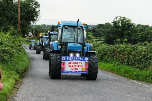 This year's run attracted 140 tractors.