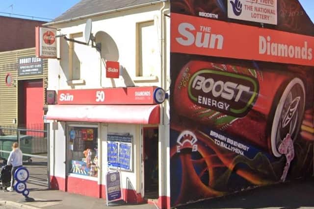 Diamonds newsagents.  Photo: Google
