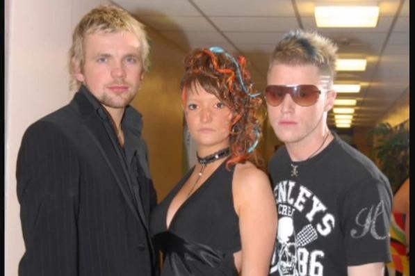 Martin Steele, Stacey Cottrell and Danny Beggs looking sharp at the 2007 Good Hair Week awards in hairstyles by Creative Hair and clothes by SD Kells and Storm.