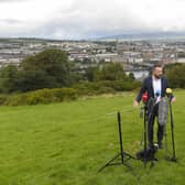 SDLP leader Colum Eastwood during a press conference where he announced his resignation as party leader. Picture date: Thursday August 29, 2024. Photo: Mark Marlow/PA Wire