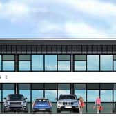 The filling station convenience store and café will offer 690m2 of floor space. Credit: ABC planning portal