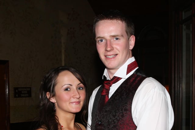 Shauna McCurdy and Eamon McBride at the Cross & Passion College formal in 2007