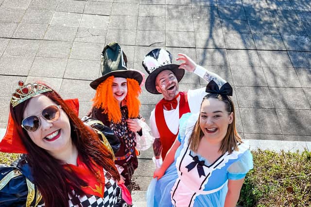 Join Alice and friends on an adventure through Wonderland