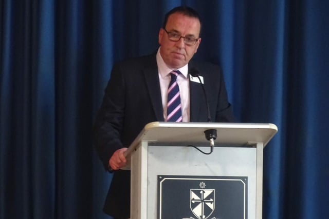 School principal Gerry Lynch at Dominican College Portstewart Open Morning and Evening