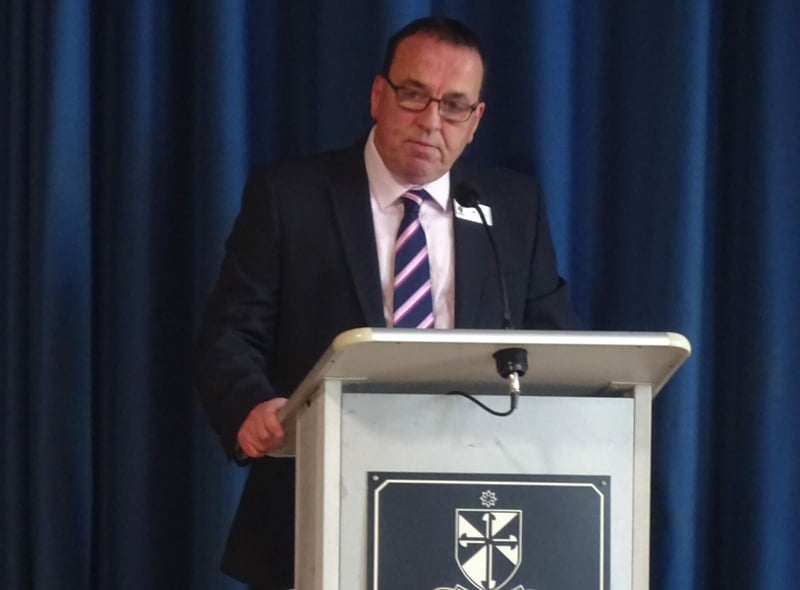School principal Gerry Lynch at Dominican College Portstewart Open Morning and Evening