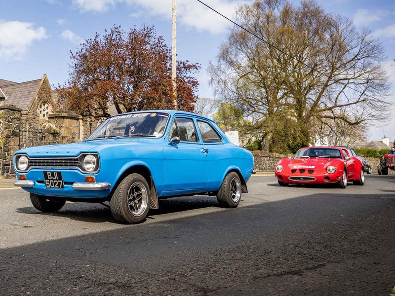Vintage car displays were part of the programme of entertainment. Pic Steven McAuley/McAuley Multimedia