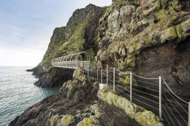 The Gobbins, Islandmagee. Pic supplied by Mid and East Antrim Borough Council.