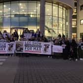 Campaigners vow to continue the fight to save Max the dog. Pic credit: LDRS