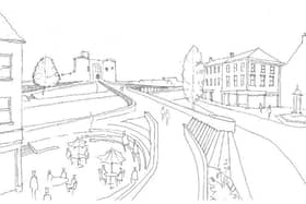 A petition has been launched over proposals to construct a bridge over the Marine Highway in Carrickfergus.  Photo: Mid and East Antrim Borough Council