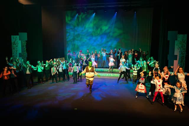 Stunning performances from the young cast of Shrek. Pic credit: Sofia @ Kahli and Nikki Taggart