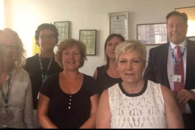South Eastern Trust Sensory Support Team with Trust Chairman, Jonathan Patton. Pic credit: SEHSCT