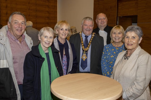 Representatives from local St Vincent de Paul Conferences pictured in Cloonavin with the Mayor of Causeway Coast and Glens Borough Council Councillor Ivor Wallace