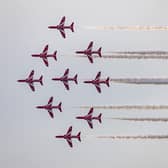 The famous Red Arrows will be attending Armed Forces Day in Newtownabbey. Picture:  MoD/Crown Copyright 2024.