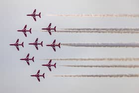 The famous Red Arrows will be attending Armed Forces Day in Newtownabbey. Picture:  MoD/Crown Copyright 2024.