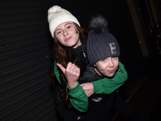 Enjoying themselves at the Lurgan Christmas lights switch-on. LM47-213.