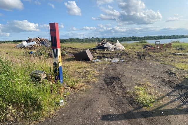 Stoneyford bonfire site.