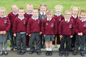 P1 pupils at Largymore Primary School, Lisburn in 2009