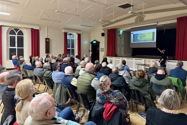 A great turn out for the event at Ballyclare Town Hall. Photo: Supplied