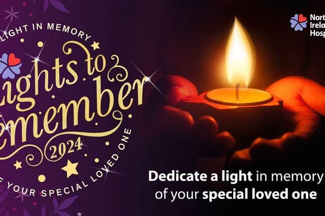 This year’s Lights to Remember service will take place on Thursday 19th December at 7pm at Dominican College, Fortwilliam, Belfast, followed by a moving candlelight procession to Adults Hospice on Belfast’s Somerton Road.