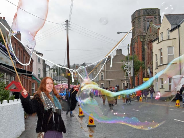 Karen Gibson at the Whitehead Victorian Street Fair in 2015.