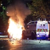 The Chief Constable's letter was sent in the wake of several nights in which police came under attack in Belfast after anti-immigration protests. Photo by Kelvin Boyes / Press Eye.