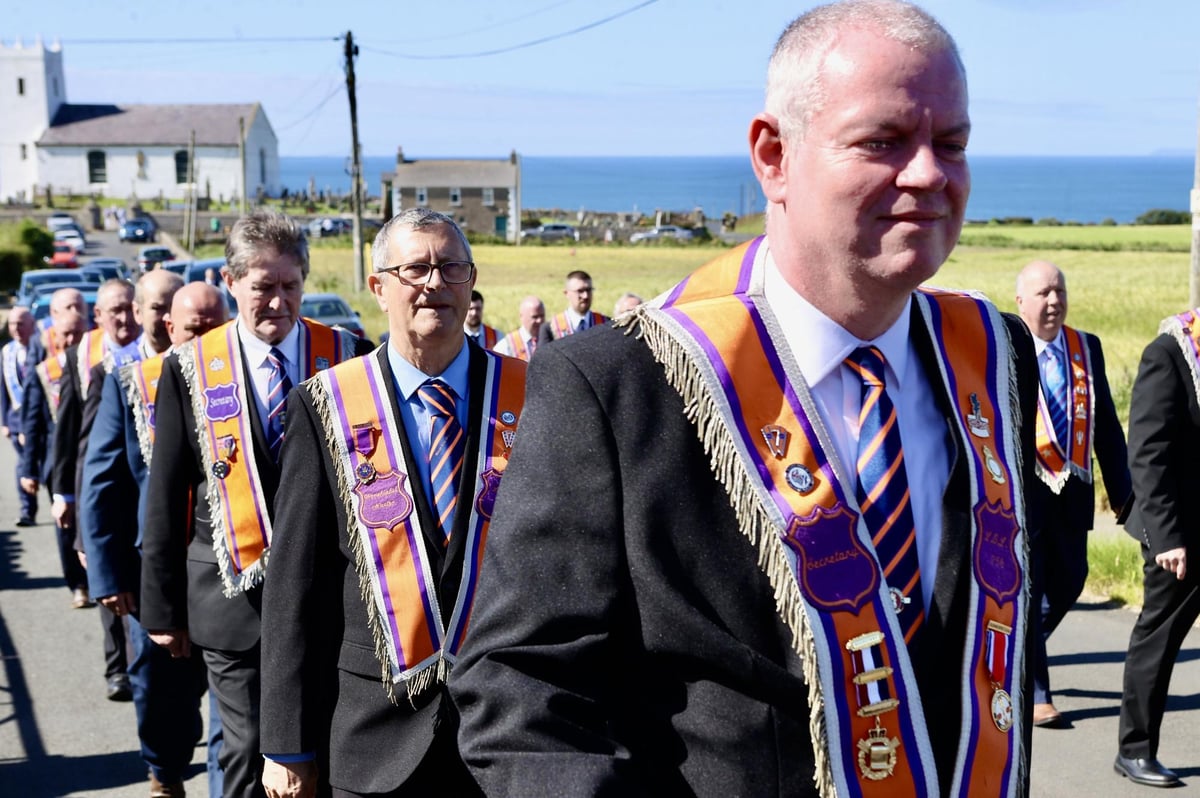 IN PICTURES: Ballintoy LOL church service parade
